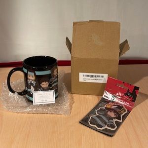 Fire Force Ceramic Coffee Mug/ Vanilla Air Fresher.